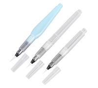 DOITOOL Water Injection Fountain Pen with Lightweight Ink Painting Brush Pens for Art Students Includes Long Short and Blue Rods Portable Watercolor and Writing Tools