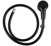 DOITOOL Water-Saving Handheld Shower Hose Replacement with Pressurized Flow, Black Plastic and Stainless Steel Material, for Barber Shops and Beauty Establishments as Shampoo Bed
