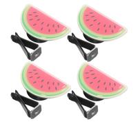 DOITOOL Watermelon and Compact Design 4pcs Air Freshener Vent Clips with Acrylic Material Space-saving Car Aroma Clips for Car Air Outlet for Auto Interior Decoration