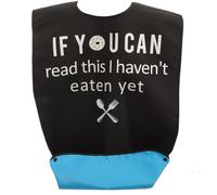 DOITOOL Waterproof Adult Bib Funny Wear-Resistant Clothing Protector Reusable Dining Apron for Elderly Men Women Adjustable Soft Comfortable Household Use