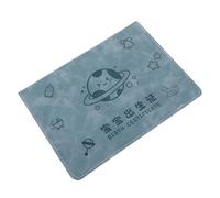 DOITOOL Waterproof Birth Certificate Protector Sleeve, Faux Leather Document Holder for Newborn Certificate Storage, Travel and Family Document Organizer Folding Cover