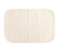 DOITOOL Waterproof Changing Pad, Reusable Pad Liner, Diaper Mat, Beige, Double-Sided, Colour Cotton, for Changing Tables and Newborns