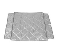 DOITOOL Waterproof Fridge Freezer Cover with Insulation for Household Appliances, Silver Aluminium Foil and Oxford Cloth Material with Magnet, Versatile Use for Refrigerator and Ice Cream