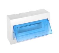 DOITOOL Weatherproof Plastic Electrical Breaker Box Circuit Distribution Panel with Din Rail Outdoor Junction Enclosure for Residential and Commercial Wiring