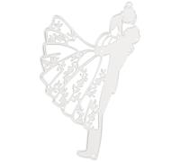 DOITOOL Wedding Themed Decorative Carbon Steel Cutting Die for DIY Craft, Sturdy and Delicate Metal Stencil Tool, to Decorate Wedding Letters and Scrapbooks