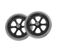 DOITOOL Wheelchair Front Wheels 8 Inch 2pcs Replacement Drive Wheelchair Parts Walker Wheels for Mobility Aids Medical Equipment