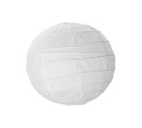 DOITOOL White Round Paper Lampshade 40cm Handmade Ceiling Light Cover Iron Craft for Birthday Party Bedroom Decor