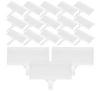 DOITOOL Wire Shelf Clips Price Label Holder 20pcs Plastic Tags for Supermarket and Retail Price Display