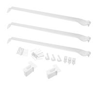 DOITOOL Wire Shelving Brackets with Clips End Brackets for Platform Flexible Configuration for Rv Awning Workspace Cable Management for Trailers and Campers