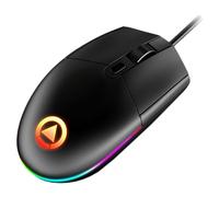 DOITOOL Wired Gaming Mouse Ergonomic Streamlined Design with 3 Gears Dpi Adjustable to 1600dpi Anti-slip Abs Material, Strong Resilience for PC and Laptop for Office and Gaming Use