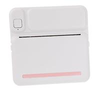 DOITOOL Wireless Mini Photo Printer Portable Pocket Wrong Question Printing Machine, Inkless Multifunctional Label Printer, Pink 5 Rolls for Students