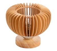 DOITOOL Wooden Ceiling Lamp Shade Simple Farmhouse Light Fixture for Hallway Kitchen Dining Easy Install Natural Material Soft Warm Light Decoration Compact