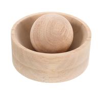 DOITOOL Wooden Dough Press Dumpling Maker with Ergonomic Grip Sturdy Natural Wood Manual Wrapper Tool for Consistent Dumplings Pastry Ravioli Easy to Clean Kitchen Mold