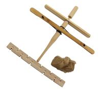 DOITOOL Wooden Fire Drill Starter Kit Natural Friction Fire Marker for Camping Hiking Emergency Double Drill Set