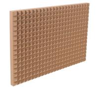 DOITOOL Wooden Foot Acupressure Board for Yoga and Sports, Portable Pyramid-Shaped Foot Massager Tool with Natural Wood Design, Size 30x20x1.7cm, for Yoga Studio the Go Relaxation