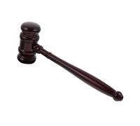 DOITOOL Wooden Gavel Hammer for Auctions Loud Sound Solid Wood Judge's Courtroom Mallet Gift for Lawyers Judges Auctioneers Executives