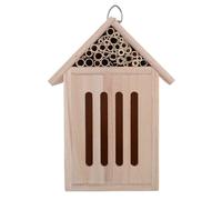 DOITOOL Wooden Hotel for Garden with Natural Wood Construction and Ladybug Nesting Box Butterfly Shelter Weather- Outdoor Bug House for Beneficial Insects