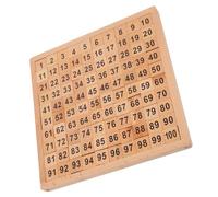DOITOOL Wooden Math Board Educational for Interactive Counting Game Safe Natural Develops Math Skills Addition Subtraction for Learning and Fun
