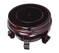 DOITOOL Wooden Planter Stand Round Height High-density Board Flower Pot Holder for Indoor Plants Fishbowl Display Asian Vase Pot Pedestal with Load Capacity for Home Garden Office