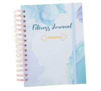 DOITOOL Workout Journal Notebook for Men and Women Fitness Planner with Daily Habit Tracker Gym Log Book for Home Exercise Self Discipline Record Journal Blue
