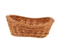 DOITOOL Woven Fruit Basket Practical Desktop Snack Storage Holder for Kitchen Vegetables Multi-functional Rattan Basket for Fruits Snacks for Home Dining Display