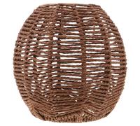 DOITOOL Woven Paper Rope Lampshade: Replacement Pendant Sconce Shade Rustic Ceiling Light Cover for Floor Lamp Chandeliers Light Fixture