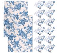 DOITOOL Wrapping Paper Sheets Multi-functional Paper Material 10pcs Floral Delicate Design, 50x76cm, Not Easy to Tear for Boxes and Party Decorations