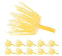 DOITOOL Yellow Pp Artificial Flower Stamens 30pcs DIY Craft Accents