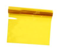 DOITOOL Yellow Stained Glass Privacy Film Self-Adhesive Window Glass Film Explosion Proof Decorative Sunlight Blocking for Home and Office