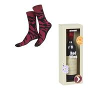 DOIY Original and Fun Socks-red Wine Design, Multicolored, 36-45