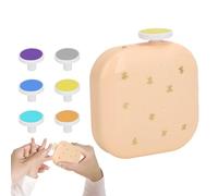 Doiyislem Baby Nail Trimmer,USB Electric Toddler Nail Trimming File - LED Light Design Manicure Tool with 6 Grinding Pads for Travel Commuting Salon Home Road Trip