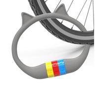 Doiyislem Bike Locks | Bike Locker,Cat Ear Design Silicone Padlock for Gate RV Grill Parking Fence Travel Outdoor Patio Commuting Urban Cycling