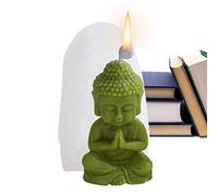 Doiyislem Buddha Mold for Candles - Silicone Buddha Moulds - Decorated Resin Craft Molds, Buddha Mold for Handcraft Candle Making
