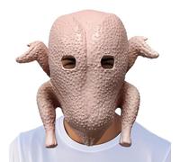 Doiyislem Costume Head Masque - Novelty Turkey Latex Masque Costume Prop - Festive Cosplay Prop Realistic Breathable for Stage Performance Theatre Masquerade