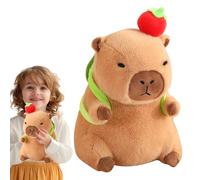 Doiyislem Cute Capybara Plush - Cute Hugging Doll Turtle Bag Included,Stuffed Animals Doll Pillow - for Kids Girls Christmas Children's Day On Shelves Desks Bed Sofa Living Room