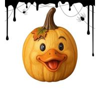 Doiyislem Farm Animal Pumpkins Cow Duck Sheep Chicken | Pumpkin Table Ornaments - Resin Sculpture Art Decoration Ornament for Home Party Halloween Thanksgiving Holiday Tabletop Fall Display