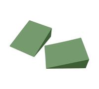 Doiyislem Foam Yoga Wedge Blocks, Squat Wedge Blocks, Slant Board for Calf Stretching, Lightweight and Portable Non-Slip Heel Elevated Squat Wedges, Yoga Wedges, 9x6x3cm