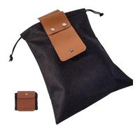 Doiyislem Foraging Bag, Berry Picking Helper Pouch, Waterproof Drawstring Bag with Buckle for Harvesting Berry Picking Gardening Rockhounding Mushroom Clamming Hunting Bushcraft