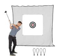 Doiyislem Golf Practice Net | Ball Training Backstop,Golf Practice Supplies Multi-functional Punch Aid Netting for Patio Indoor Field Lawn Home Garage Backyard Professional Travel Daily