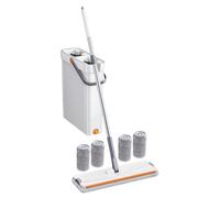 Doiyislem Mop And Bucket | with Separate Dirty Water System | Floor Cleaning Mop Bucket,for Marble Kitchen Bathroom Living Room Window Dorm Apartment 0)