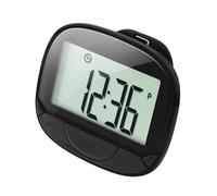 Doiyislem Pocket Pedometer Step Counter, Pedometers for Steps and Miles, Large Screen Step Counter with 21/24Hours Clock to Tracking Steps, Miles, and Calories