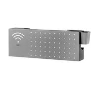Doiyislem Router Box Hider | Multifunctional Wall Mount Carbon Steel Cover | WiFi Router Storage Cabinet | for Electronics Network Outlet Output Guards Connection Living Room TV Desktop Book Basket