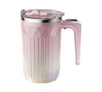 Doiyislem Self Stirring Mug, 450ml Heating Mixer Cup, with Detachable Stirrer Rechargeable Self Stirring Cup, for Milk Tea Chocolate Beverages Drink Birthday Office Home Kitchen Cafe