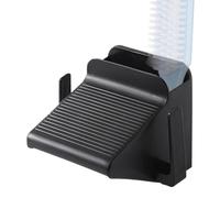 Doiyislem Slipper Holder Rack,Wall Shoe Rack with Foot Pedal and Brush Storage - Wall Mounted Shoe Hanger, Space Saving Organizer for Entrance Areas Living Room RV Kitchen Bedroom