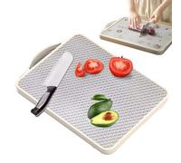 Doiyislem Steel Cutting Boards for Kitchen, Non Stick Chopping Board, Double-Side Cooking Accessories for Outdoors, Travel, Camping, RV, Kitchen