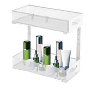 Doiyislem Under The Sink Organizer - Pull-Out Under Sink Storage Organizers - Hight Adjustable Household Organization Rack Kitchen Shelf for Pantry Cupboard Closet Bathroom Laundry Room