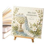 Doiyislem Wall Decor Craft Set Inspirational Christian Relaxing Activity