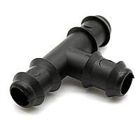 DOJA Barcelona 16 mm T-Piece Irrigation, Pack of 25, Fitting for Drip Hose, Diameter 16 mm, T-Hose Connector, Accessories for Drip Irrigation, for Garden Hose, Garden Watering
