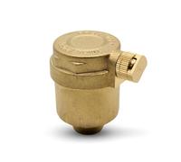DOJA Barcelona Automatic Air Vent Valve - Mini Radiator Air Purge Valve with Side Outlet - 1/2" - for Heating and Hydraulic Systems Brass, Air Release Automatic Bleed, Boiler Applications