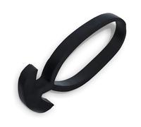 DOJA Barcelona Elastic Garden Tensors 8cm Anchor Bands Pack 100 | Anchor Plant Supports & Rubber Tree Ties for Urban Allotment | Heavy Duty Black Rubber Bands UV Resistant Garden Ties for Camping